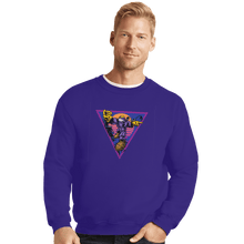Load image into Gallery viewer, Shirts Crewneck Sweater, Unisex / Small / Violet The Maxx

