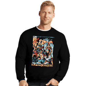 Secret_Shirts Crewneck Sweater, Unisex / Small / Black HB Superheroes