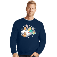 Load image into Gallery viewer, Shirts Crewneck Sweater, Unisex / Small / Navy Pokeboy
