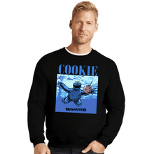 Load image into Gallery viewer, Daily_Deal_Shirts Crewneck Sweater, Unisex / Small / Black Never Cookie
