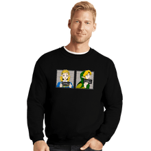 Load image into Gallery viewer, Shirts Crewneck Sweater, Unisex / Small / Black Arrested In Hyrule
