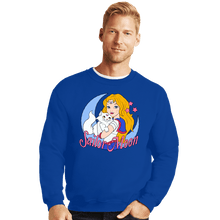 Load image into Gallery viewer, Secret_Shirts Crewneck Sweater, Unisex / Small / Royal Blue USA Sailor Moon
