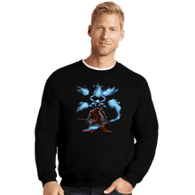 Load image into Gallery viewer, Shirts Crewneck Sweater, Unisex / Small / Black Sekiro
