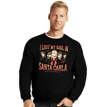 Load image into Gallery viewer, Daily_Deal_Shirts Crewneck Sweater, Unisex / Small / Black Santa Carla California
