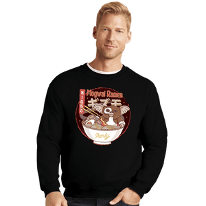 Shirts Crewneck Sweater, Unisex / Small / Black Mogwai Night Ramen