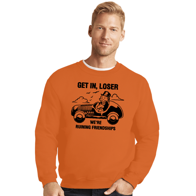 Secret_Shirts Crewneck Sweater, Unisex / Small / Red Uncle Pennybags