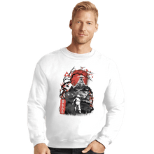 Load image into Gallery viewer, Daily_Deal_Shirts Crewneck Sweater, Unisex / Small / White Sumie Awakening
