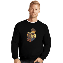Load image into Gallery viewer, Shirts Crewneck Sweater, Unisex / Small / Black How To Be A Cat
