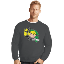 Load image into Gallery viewer, Shirts Crewneck Sweater, Unisex / Small / Charcoal Link 182
