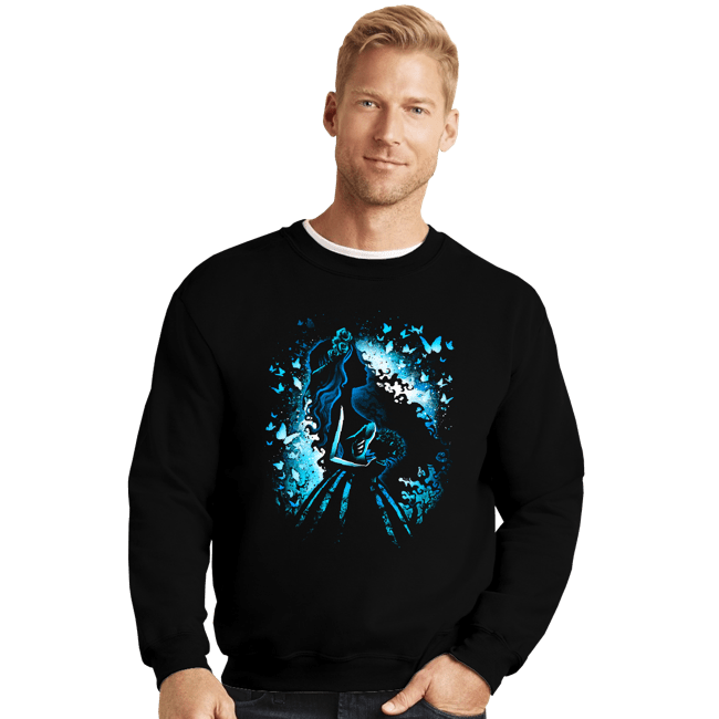 Daily_Deal_Shirts Crewneck Sweater, Unisex / Small / Black Undead Bride Returns