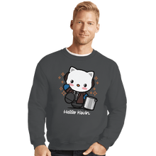 Load image into Gallery viewer, Shirts Crewneck Sweater, Unisex / Small / Charcoal Hello Kevin
