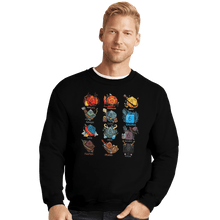 Load image into Gallery viewer, Secret_Shirts Crewneck Sweater, Unisex / Small / Black Diceroll
