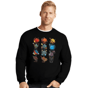 Secret_Shirts Crewneck Sweater, Unisex / Small / Black Diceroll