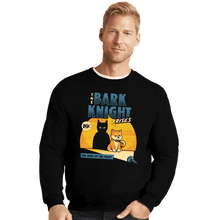 Load image into Gallery viewer, Daily_Deal_Shirts Crewneck Sweater, Unisex / Small / Black The Bark Knight
