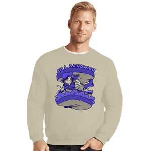 Secret_Shirts Crewneck Sweater, Unisex / Small / Sand Jill Sandwich