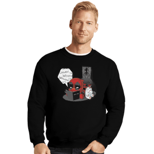Shirts Crewneck Sweater, Unisex / Small / Black Immortal Note