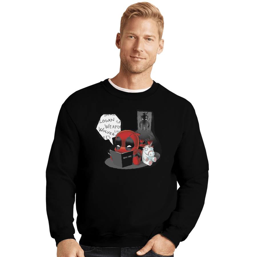 Shirts Crewneck Sweater, Unisex / Small / Black Immortal Note