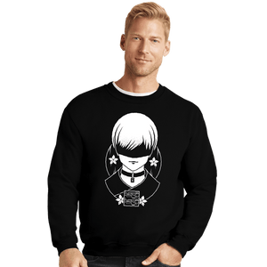 Shirts Crewneck Sweater, Unisex / Small / Black 9S