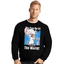 Load image into Gallery viewer, Shirts Crewneck Sweater, Unisex / Small / Black Conquer The World
