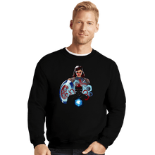 Load image into Gallery viewer, Secret_Shirts Crewneck Sweater, Unisex / Small / Black Carter
