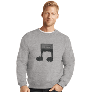 Shirts Crewneck Sweater, Unisex / Small / Sports Grey Made Of Music