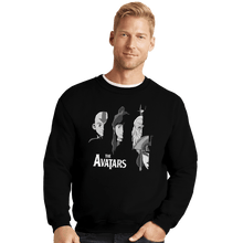 Load image into Gallery viewer, Shirts Crewneck Sweater, Unisex / Small / Black The Avatars
