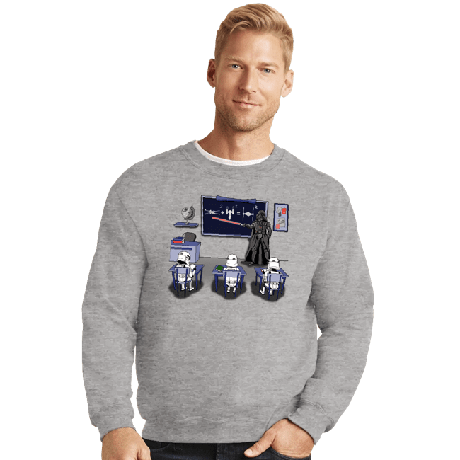 Shirts Crewneck Sweater, Unisex / Small / Sports Grey Math Wars