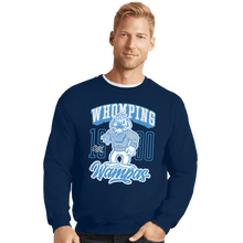 Load image into Gallery viewer, Secret_Shirts Crewneck Sweater, Unisex / Small / Navy Whomping Wampas

