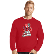 Load image into Gallery viewer, Shirts Crewneck Sweater, Unisex / Small / Red Why Not Ackbar?
