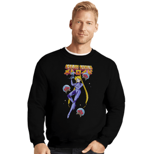 Secret_Shirts Crewneck Sweater, Unisex / Small / Black Sailor Samus Zero Suit