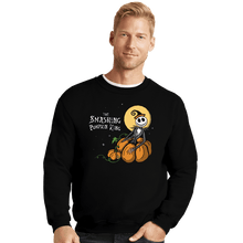Load image into Gallery viewer, Daily_Deal_Shirts Crewneck Sweater, Unisex / Small / Black The Smashing Pumpkin King
