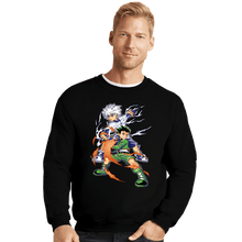 Load image into Gallery viewer, Daily_Deal_Shirts Crewneck Sweater, Unisex / Small / Black Dual Hunters
