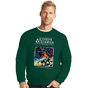 Secret_Shirts Crewneck Sweater, Unisex / Small / Forest Airships & Summons