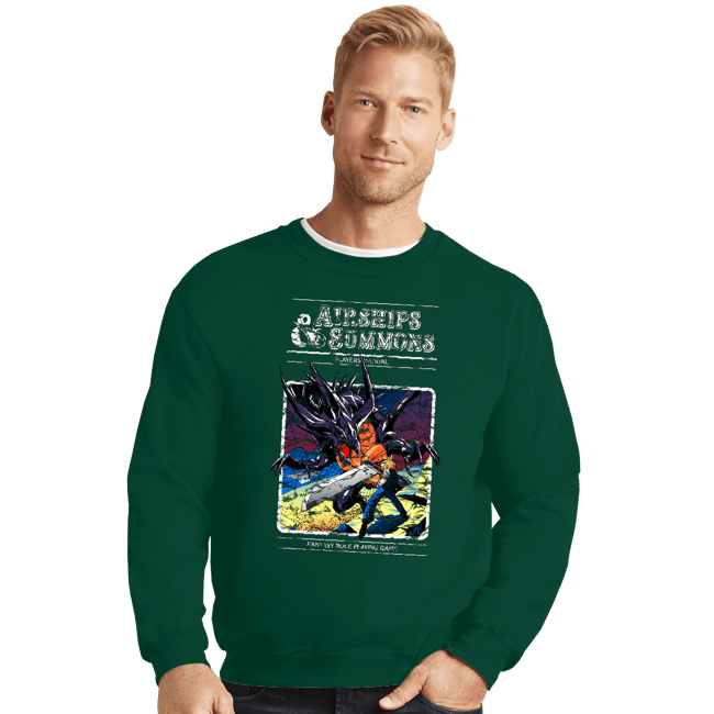 Secret_Shirts Crewneck Sweater, Unisex / Small / Forest Airships & Summons