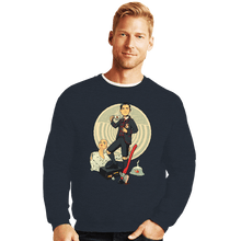 Load image into Gallery viewer, Secret_Shirts Crewneck Sweater, Unisex / Small / Dark Heather A Man Called Five
