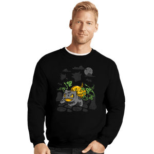 Secret_Shirts Crewneck Sweater, Unisex / Small / Black Bulb O Lantern