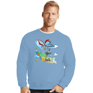 Shirts Crewneck Sweater, Unisex / Small / Powder Blue Skyward Infinite