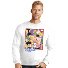 Load image into Gallery viewer, Shirts Crewneck Sweater, Unisex / Small / White Sparking!
