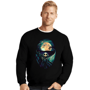 Secret_Shirts Crewneck Sweater, Unisex / Small / Black Scream Before Christmas