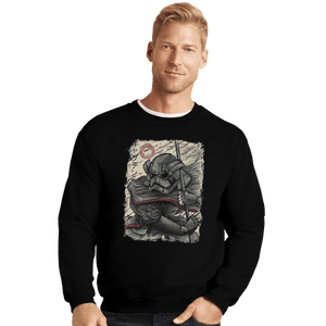 Shirts Crewneck Sweater, Unisex / Small / Black The Samurai Captain