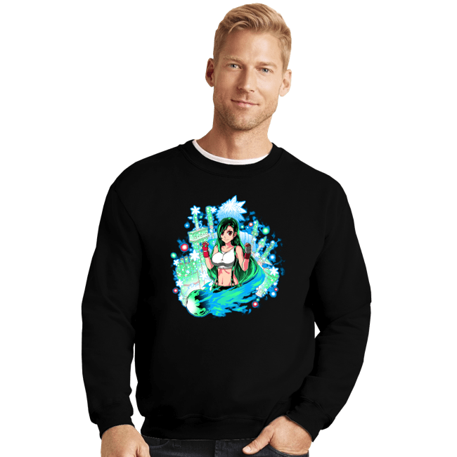 Secret_Shirts Crewneck Sweater, Unisex / Small / Black Midgar's Finest