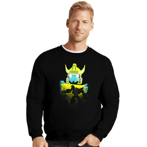 Daily_Deal_Shirts Crewneck Sweater, Unisex / Small / Black Spy