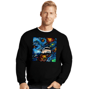 Daily_Deal_Shirts Crewneck Sweater, Unisex / Small / Black The Schwartz Was Never With van Gogh