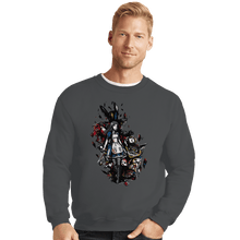 Load image into Gallery viewer, Secret_Shirts Crewneck Sweater, Unisex / Small / Charcoal Alice In Madness
