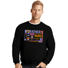 Load image into Gallery viewer, Secret_Shirts Crewneck Sweater, Unisex / Small / Black Holodeck!
