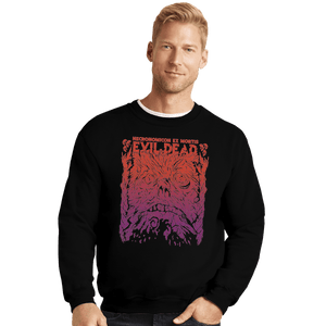 Shirts Crewneck Sweater, Unisex / Small / Black Necronomicon Ex Mortis