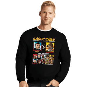 Shirts Crewneck Sweater, Unisex / Small / Black Connery Combat
