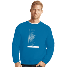 Load image into Gallery viewer, Secret_Shirts Crewneck Sweater, Unisex / Small / Sapphire 55 Burgers
