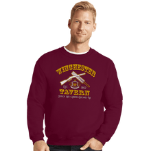 Load image into Gallery viewer, Secret_Shirts Crewneck Sweater, Unisex / Small / Maroon Winchester Tavern Crest
