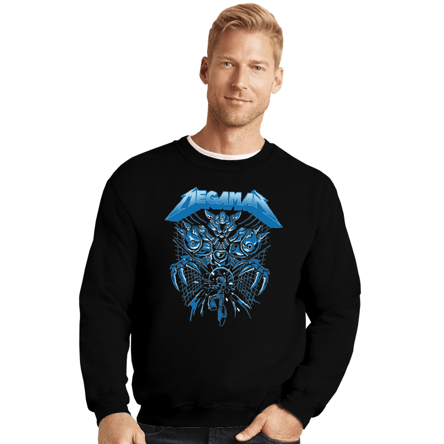 Secret_Shirts Crewneck Sweater, Unisex / Small / Black Mega Rockman Secret Sale